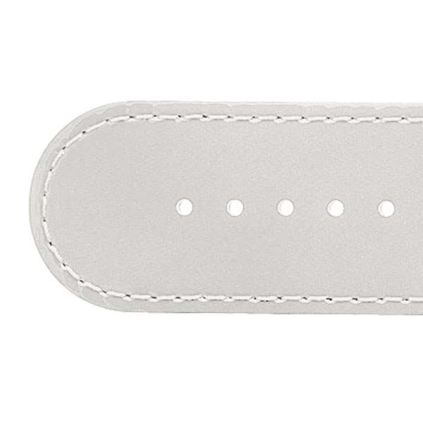 Afbeelding van Witte lakleren band  UB 89-1