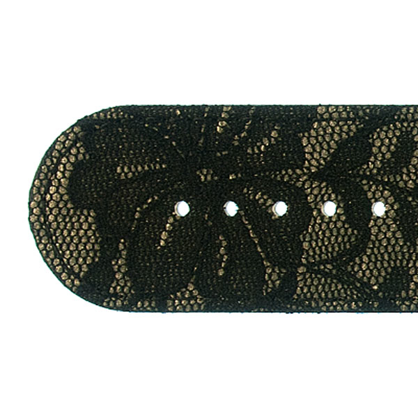 Afbeelding van Goud met zwart kant UB 118-1