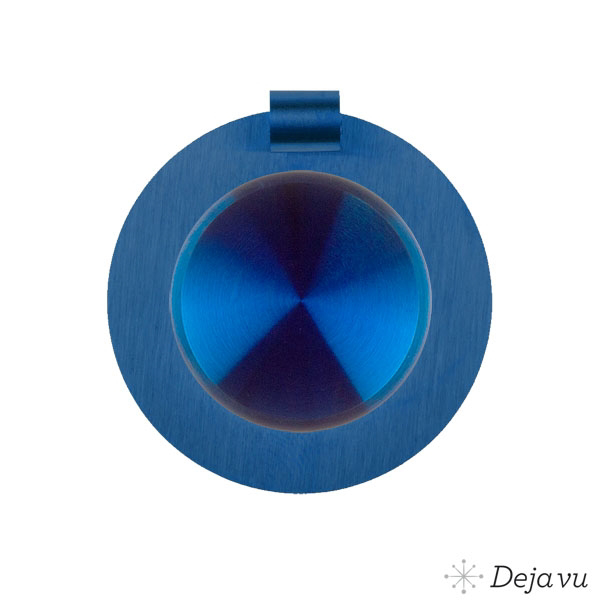 Afbeelding van Mat blauw staal
