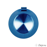 Afbeelding van Glanzend blauw staal