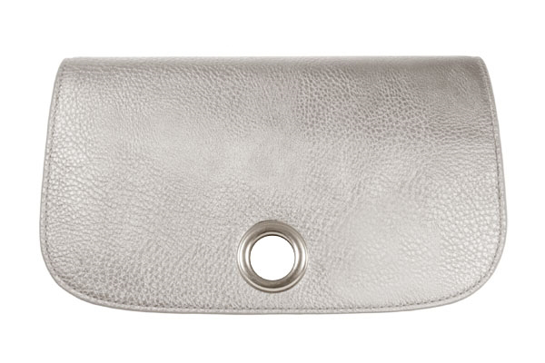 Afbeelding van Zilver metallic synthetisch leren Cover BGC419p