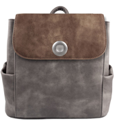 Afbeelding van Vintage anthraciet rugzak Emily