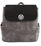 Afbeelding van Vintage anthraciet rugzak Emily