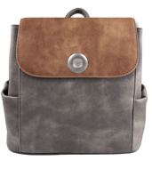 Afbeelding van Vintage anthraciet rugzak Emily