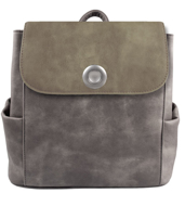 Afbeelding van Vintage anthraciet rugzak Emily