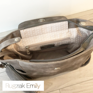 Afbeelding van Vintage taupe rugzak Emily