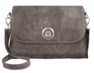 Afbeelding van Vintage anthraciet schoudertas Greta