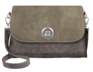 Afbeelding van Vintage anthraciet schoudertas Greta