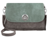 Afbeelding van Vintage anthraciet schoudertas Greta