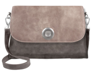 Afbeelding van Vintage anthraciet schoudertas Greta
