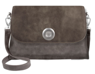 Afbeelding van Vintage anthraciet schoudertas Greta