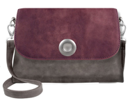 Afbeelding van Vintage anthraciet schoudertas Greta