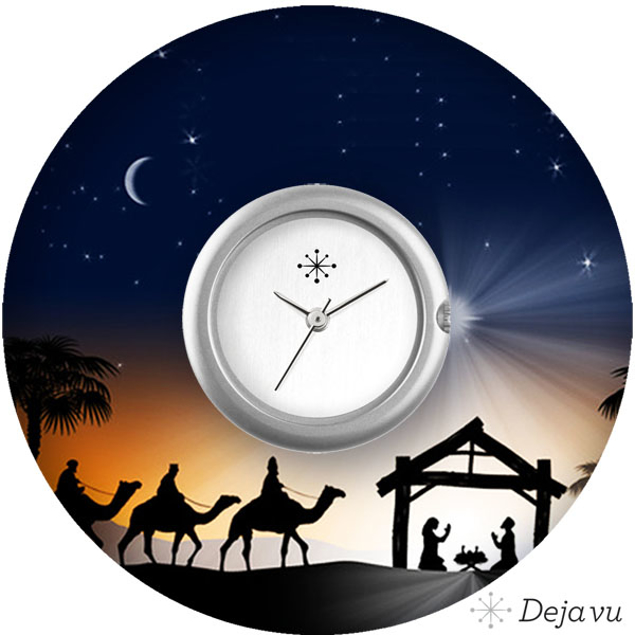 Deja Vu Kerst sierring met print L1037