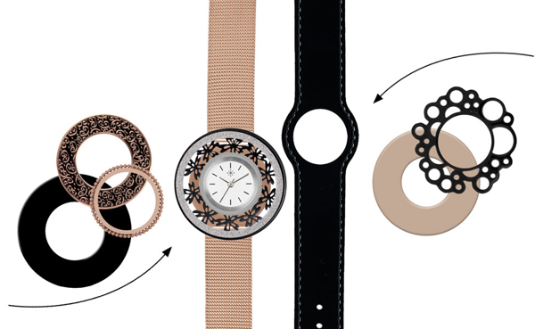 Afbeelding van Beige/zwarte set 424